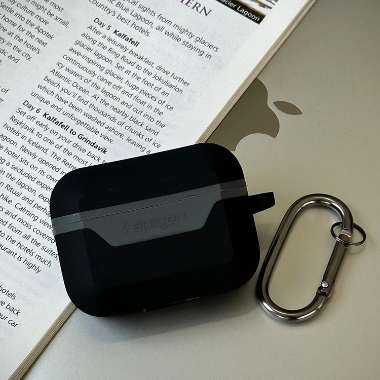 کاور ایرپاد سیلیکونی ضدضربه اسپیگن مدل AirPods3 اورجینال