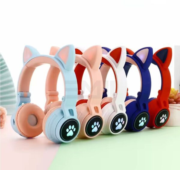 هدفون وایرلس مدل KT-43 گربه ای اورجینال