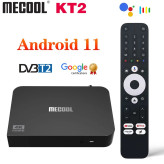 اندروید تی وی باکس هیبریدی MECOOL KT2 با گیرنده دیجیتال داخلی T2