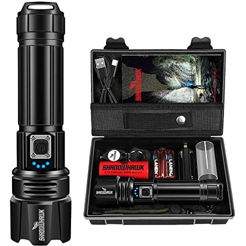 چراغ قوه تاکتیکال(Shadowhawk(500000Loman مدل XHP70.2بار آمازون