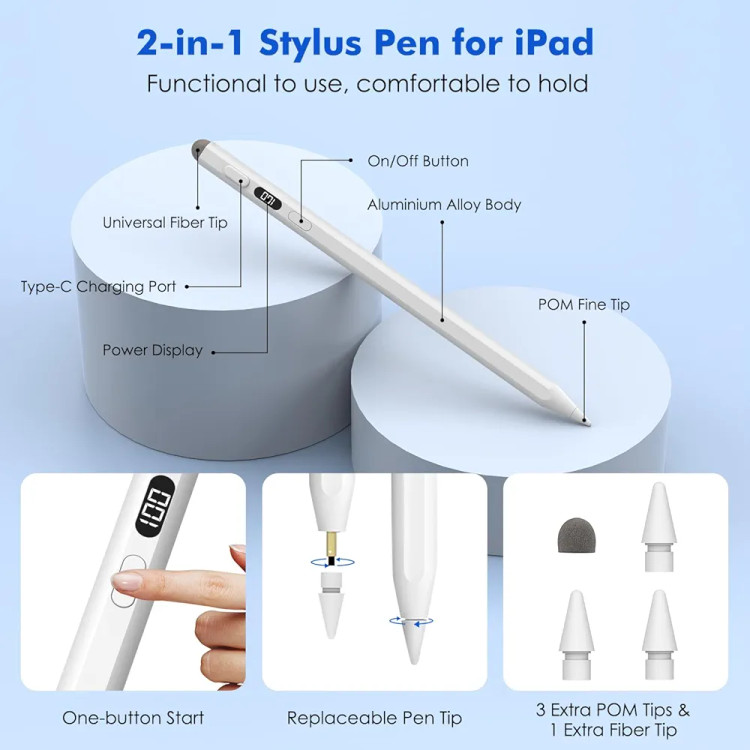 قلم لمسی iPad برند Stylus Pen مدل MOKO بار آمازون