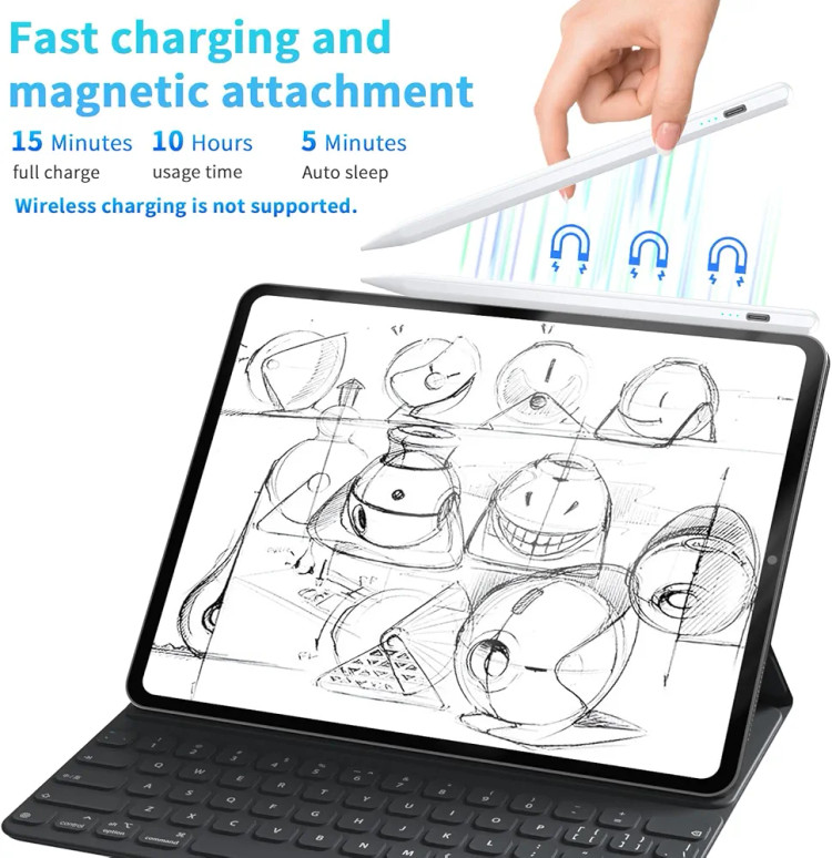 قلم لمسی iPad برند Stylus Pen اورجینال بار آمازون
