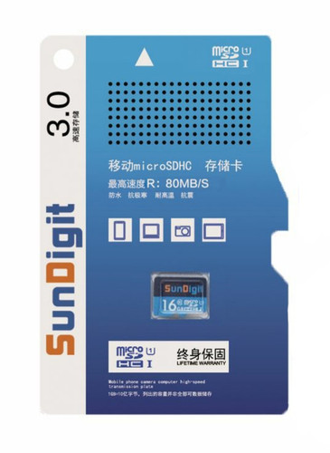 مموری کارت ۱۶گیگابایتیSunDigit کلاس۱۰ سرعتUSB3