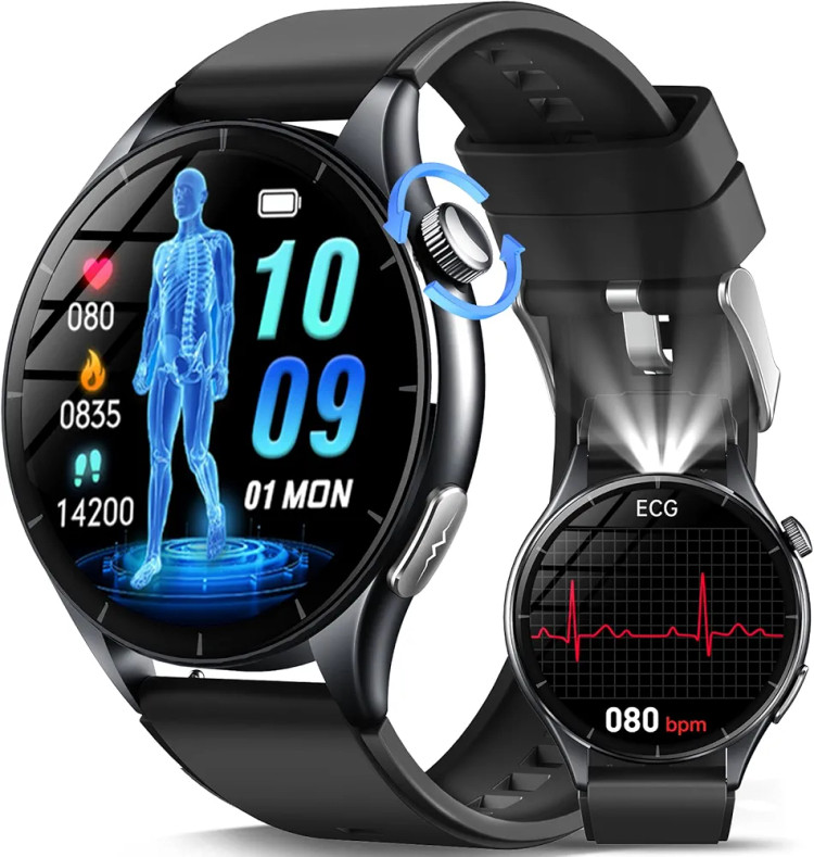 ساعت هوشمند Marsyu ET458 با عملکردECG/HRV بار آمازون