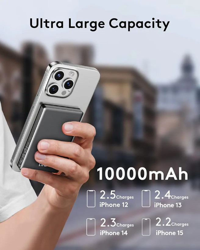 پاوربانک ۱۰۰۰۰میلی آمپریNtaanoo مدلMP101 بار آمازون